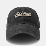 Personalized Letter Embroidery Washed Cotton Baseball Cap