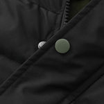 Contrast Zip Up Hooded Puffer Coat