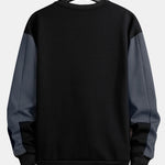 Color Block Crew Neck Sweatshirt