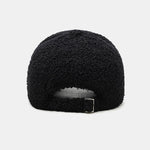 Heart Embroidery Teddy Plush Baseball Cap