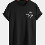 Regular Fit Cool Aunts Club Print Cotton T-Shirt