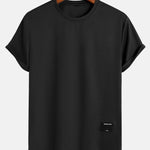 Muscle Fit Arc Hem Mesh T-Shirt