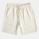 Muscle Fit Ribbed Half Zip Polo & Shorts