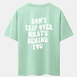 Slogan Back Print Oversize T-Shirt