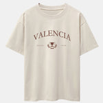 Valencia Print Drop Shoulder Oversize T-Shirt