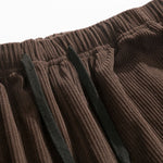 Corduroy Drawstring Jogging Pants