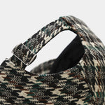 British Style Vintage Houndstooth Baseball Cap