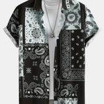 Paisley Patchwork Print Shirt #Random pattern design#
