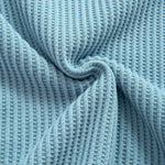 Knitted Waffle Arc Hem T-Shirt
