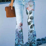 Women's Casual Printed Jeans
