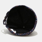 Vintage Paisley Print Brimless Hat