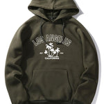 Los Angeles Palm Tree Print Hoodie
