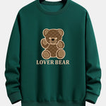 Lover Bear Print Relax Fit Sweatshirt
