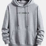 Los Angeles Print Relax Fit Hoodie