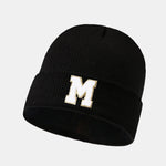 1pc Letter A-Z Warm Knit Beanie Hat
