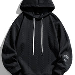Relax Fit Wheat Jacquard Hoodie