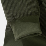 Corduroy Patchwork Hoodie & Drawstring Corduroy Cargo Jogger Pants