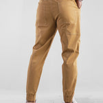 Contrast Stitching Chino Jogging Pants