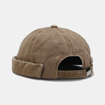 Vintage Hip Hop Washed Brimless Hat