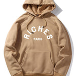 Rich Paris Print Hoodie