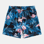 Flamingo Print Shorts