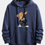 Cool Bear Print Relax Fit Hoodie