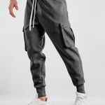 Drawstring Cargo Jogger Pants