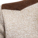 Contrast Pocket Panel Half Zip Sweater