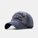 NYS Slogan Embroidery Washed Distressed Baseball Cap