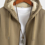 Teddy Lined Zip Up Hoodie