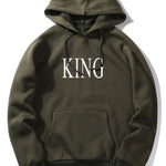 King Print Hoodie