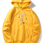 Cherry Blossoms Print Hoodie