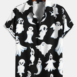 Cute Ghost Print Shirt