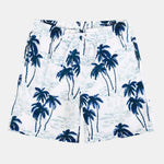 Tropical Plant Print Swim Shorts