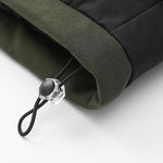 Contrast Zip Up Hooded Puffer Coat