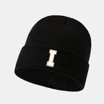 1pc Letter A-Z Warm Knit Beanie Hat