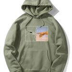 Create Adam Print Hoodie