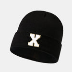 1pc Letter A-Z Warm Knit Beanie Hat