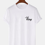 Crown King Print T-Shirt
