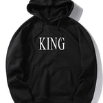 King Print Hoodie & Crown Print Jogger Pants