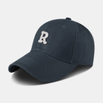 Letter R Cotton Baseball Cap