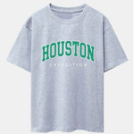 Houston Print Drop Shoulder Oversize T-Shirt