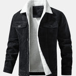 Teddy Lined Cotton Corduroy Jacket