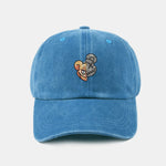 Bear Cartoon Pattern Casual Style Baseball Cap