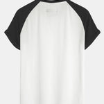 Muscle Fit Paneled Textured T-Shirt