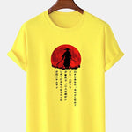 Japanese Samurai Print T-Shirt