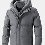 2 In 1 Teddy Hooded Puffer Jacket