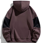 Relax Fit Color Block Hoodie