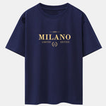 Milano Print Drop Shoulder Oversize T-Shirt