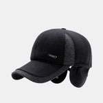 Warm Earflaps Cotton Baseball Cap